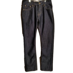 Levis Womens 511 Slim Straight Leg Dark Wash Jean Size 14